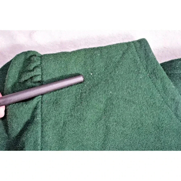 Vintage Perry Landhaus Wool Trachten Blazer Green Peasant Jacket Size 40 / US 12 - Picture 8 of 15